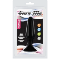 LOVETOY LURE ME BLACK SILIOCNE BUTT PLUG - LARGE LOVETOY LURE ME BLACK SILIOCNE BUTT PLUG - LARGE